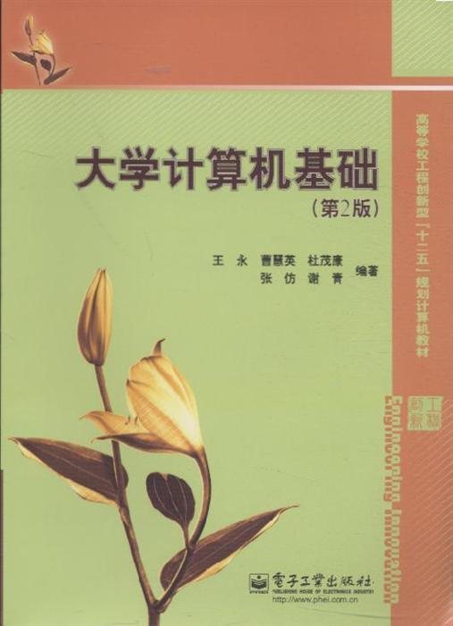 大學(xué)計(jì)算機(jī)基礎(chǔ) 第2版 ,9787121136177